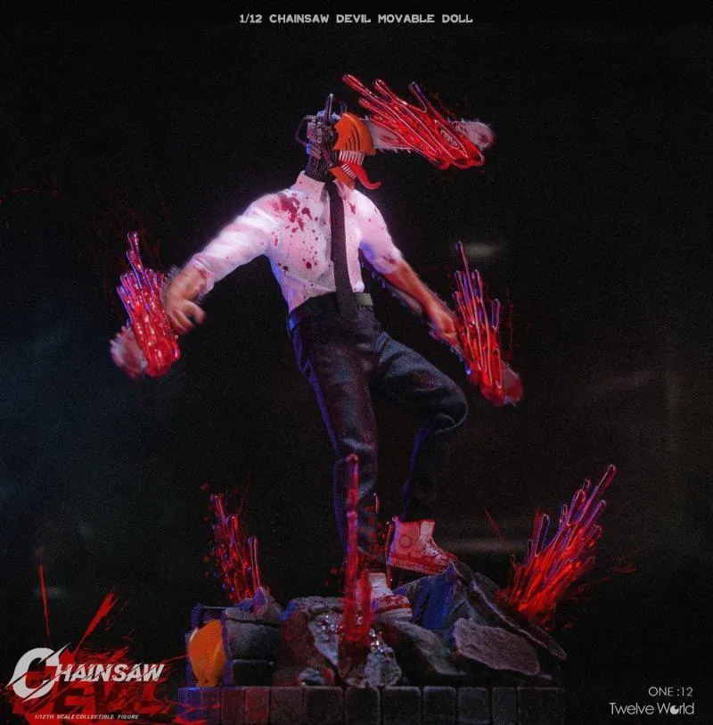 1:12 Chainsaw Devil Action Figure