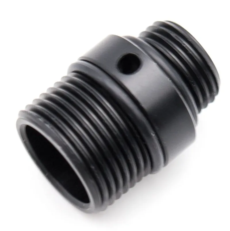 Acetech 11mm CW to 14mm CCW Airsoft Pistol Outer Barrel Adapter - Black