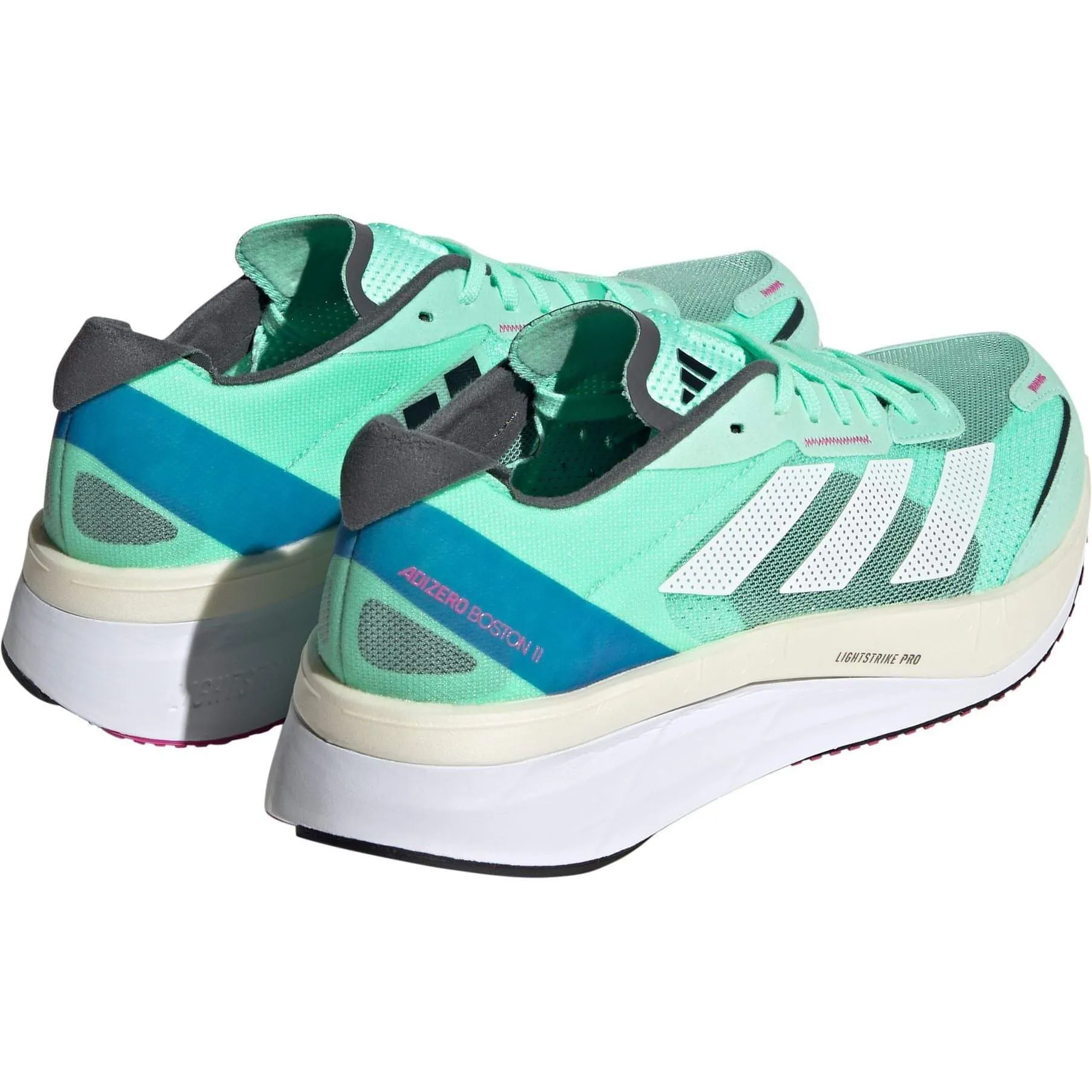 adidas Adizero Boston 11 Mens Running Shoes - Green