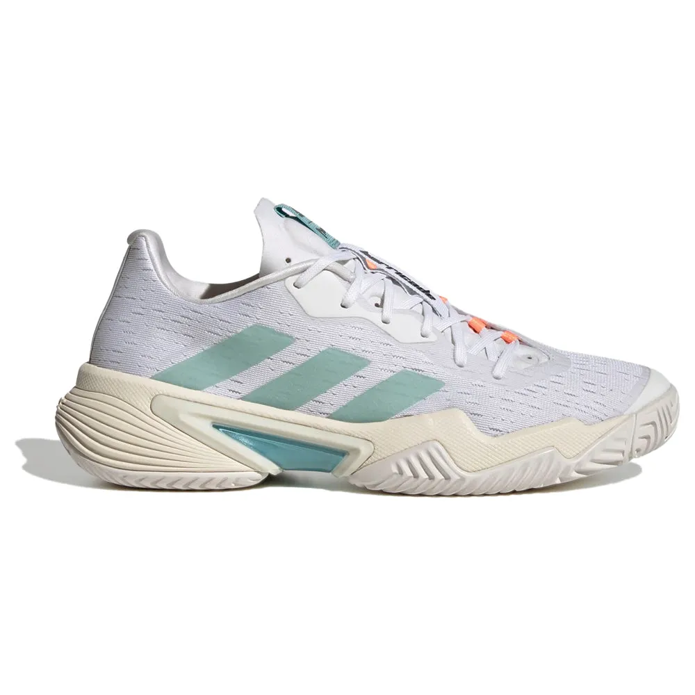 adidas Barricade Parley Tennis Shoes (Ladies) - White