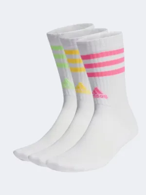 Adidas  Women Training Sock White/Pink/Spark