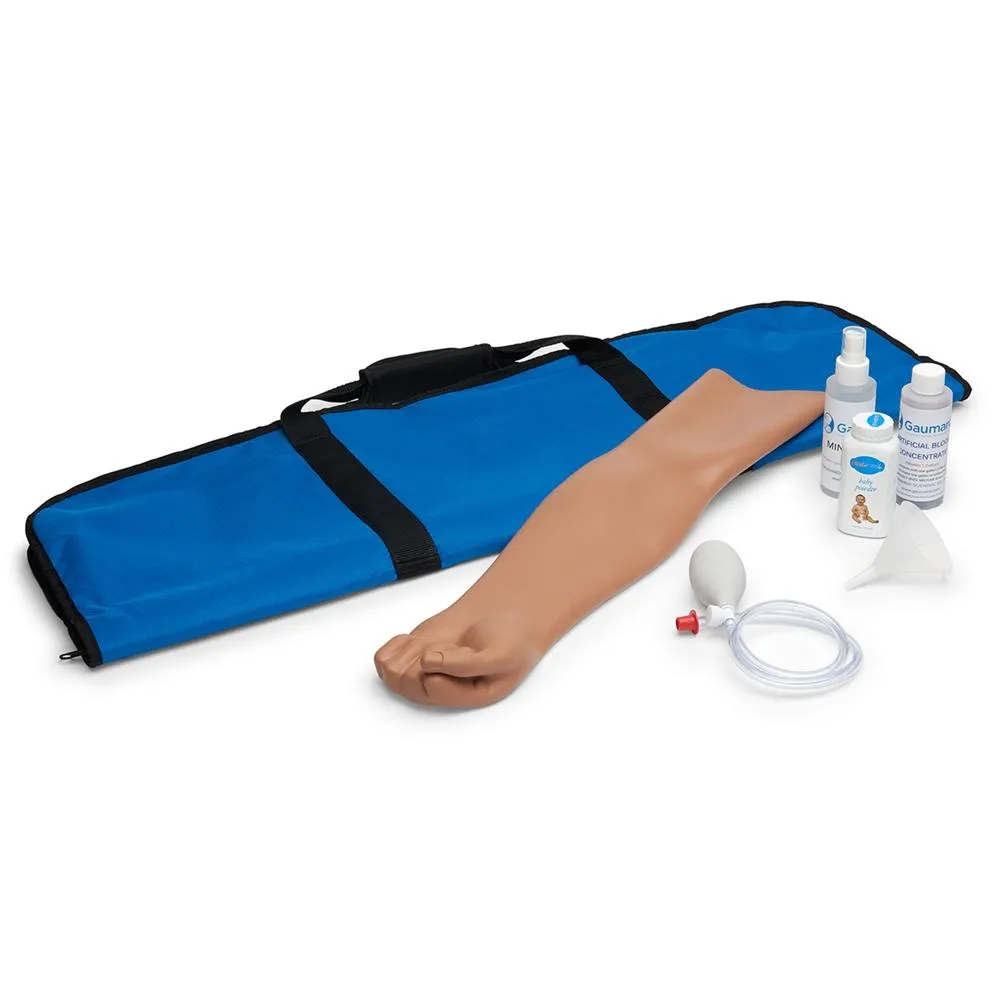 Advanced Multipurpose Venous Training Arm For IV, IM, and Sub-Q Practice, Right Arm, Light