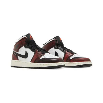 Air Jordan 1 Mid (GS) Wear-Away Chicago