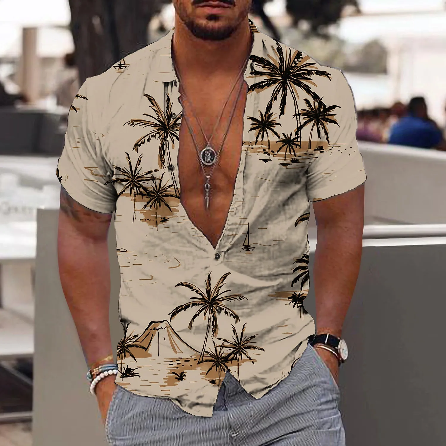 Aloha Vibes Men's Graphic Hawaiian Shirt - Limited Edition Lincoln Shirt