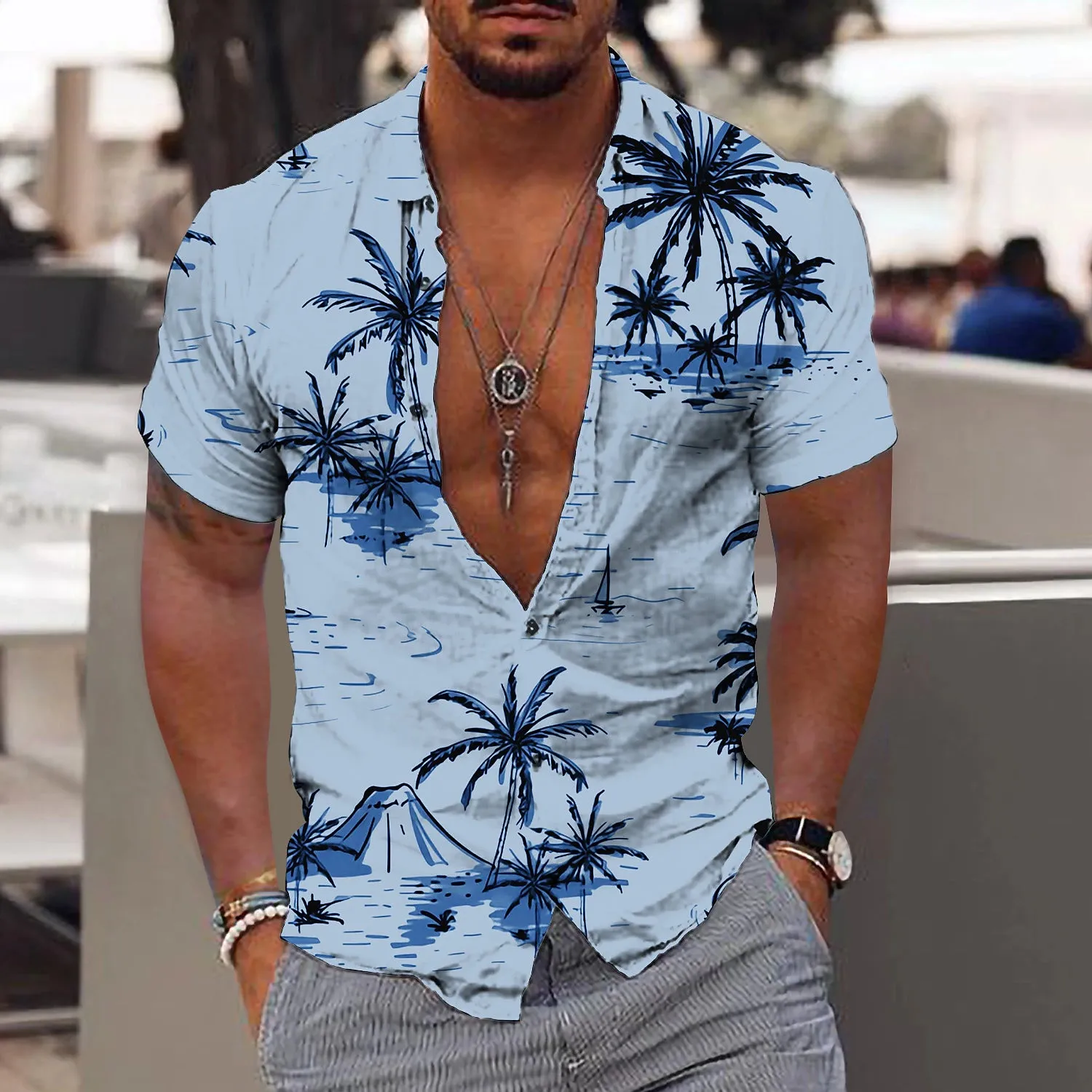 Aloha Vibes Men's Graphic Hawaiian Shirt - Limited Edition Lincoln Shirt