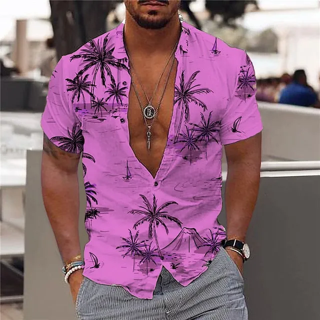 Aloha Vibes Men's Graphic Hawaiian Shirt - Limited Edition Lincoln Shirt