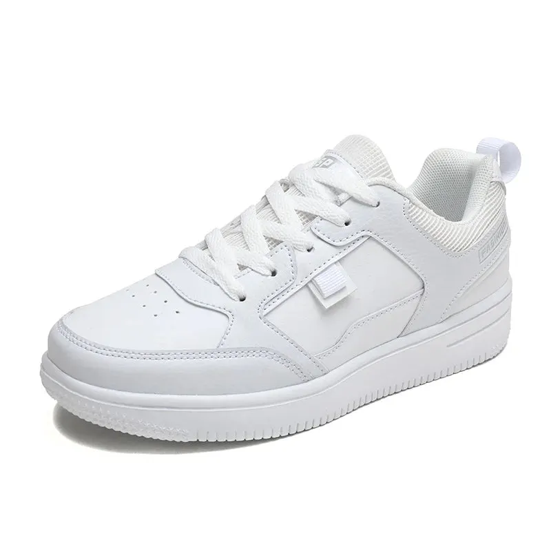 Amozae-2024 BKQU Fashion Women's Sneakers Platform Sports Shoes White running Sneakers Chunky Sneakers Shoes Tennis Female Basket