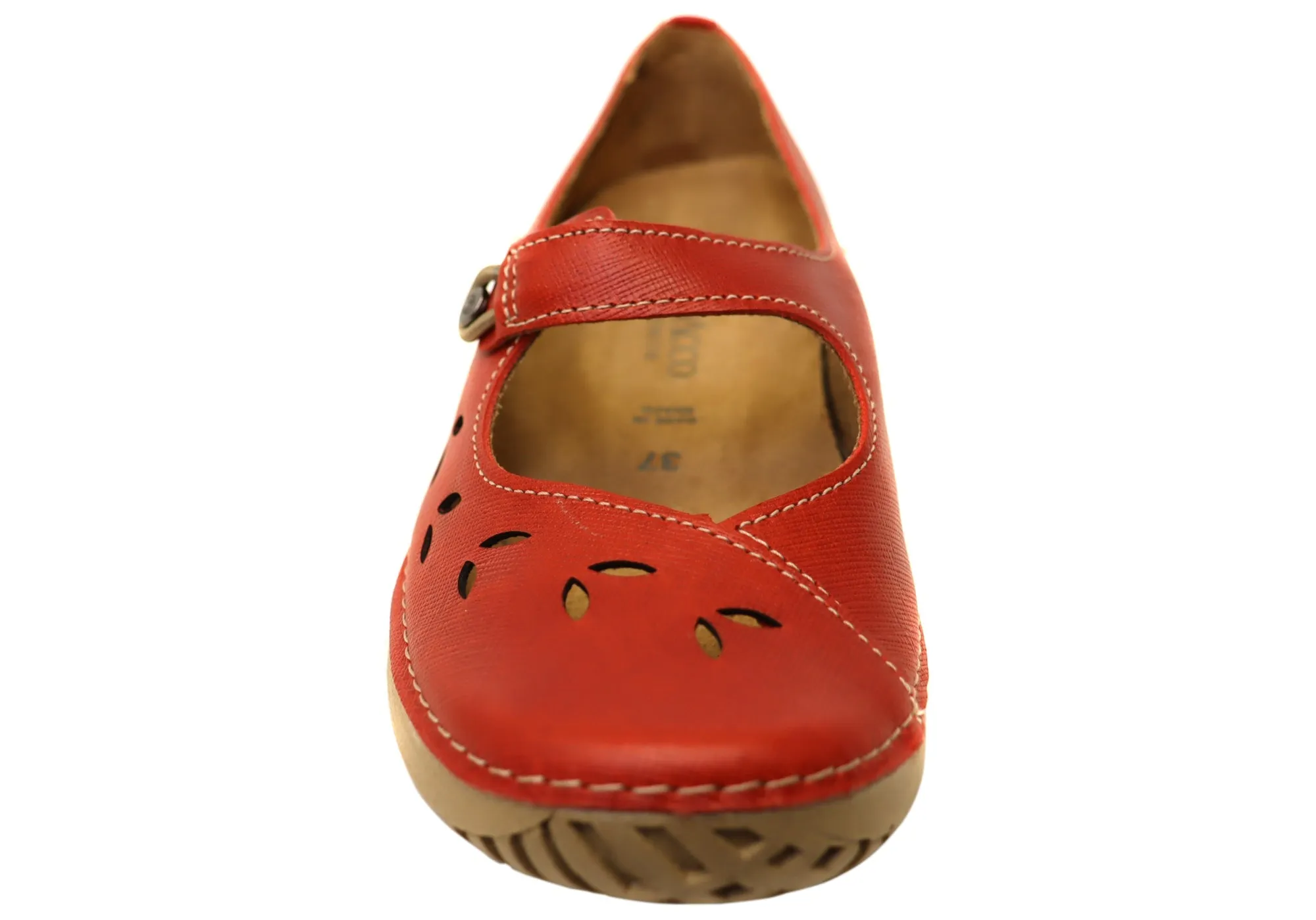 Andacco Kezia Womens Comfortable Leather Shoes Made In Brazil