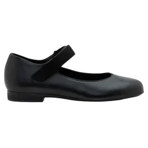 Ara Women's Sienna Mary Jane Flat Black Calf / Suede