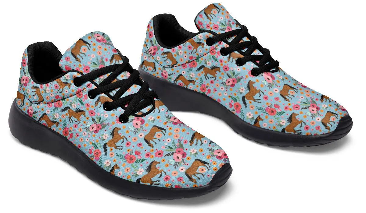 Arabian Horse Flower Sneakers