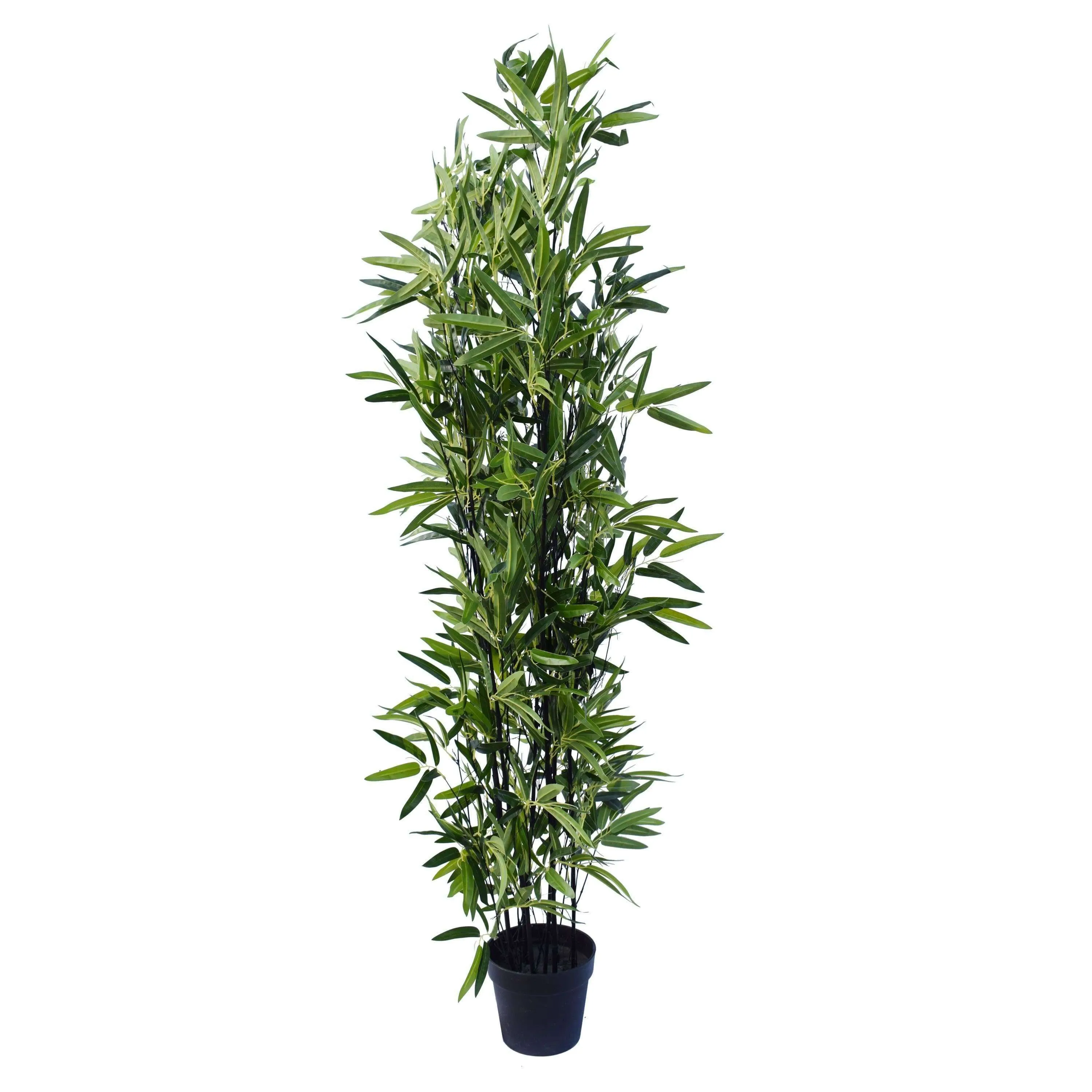 Artificial Bamboo Plant Black Bamboo 180cm Real Touch Leaves