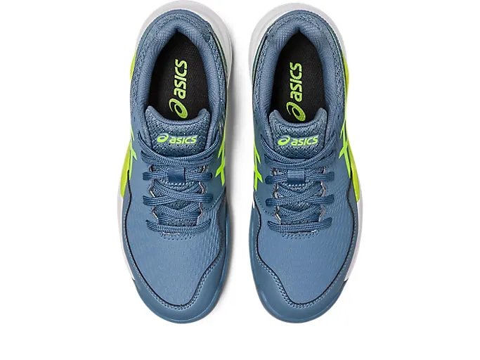 Asics Gel Resolution 9 GS (Steel Blue/Hazard Green)