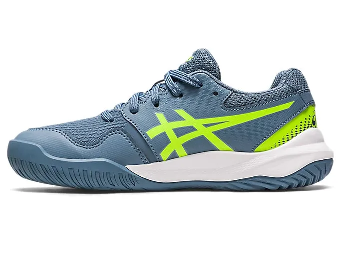 Asics Gel Resolution 9 GS (Steel Blue/Hazard Green)