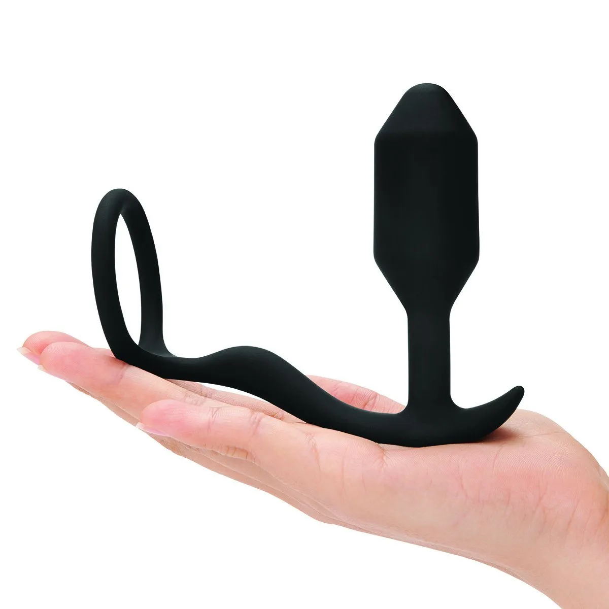 b-Vibe Snug and Tug Weighted Butt Plug   Cock Ring