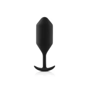 B-Vibe Snug Plug 4 Black 9oz Weight