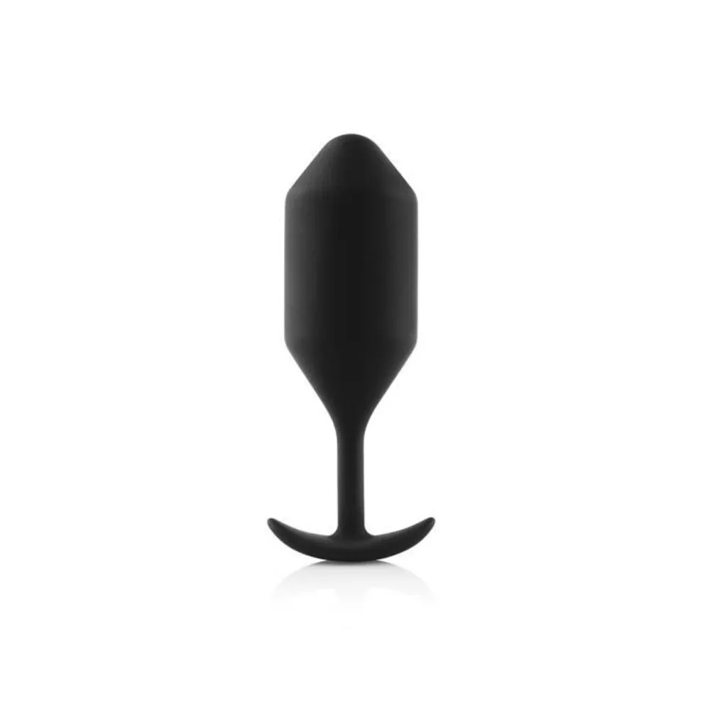 B-Vibe Snug Plug 4 Black 9oz Weight