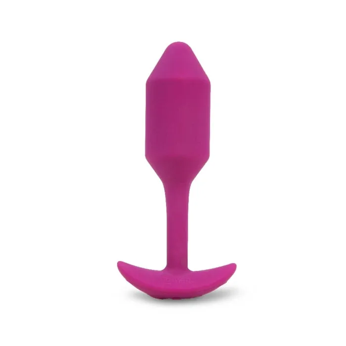 b-Vibe Vibrating Snug Plug Weighted Silicone Butt Plug