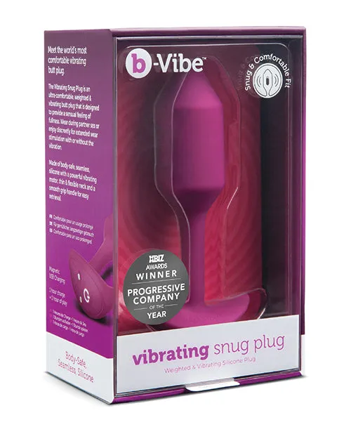 B-vibe Vibrating Weighted Snug Plug 2