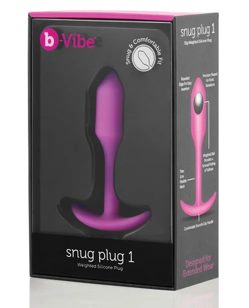 B-vibe Weighted Snug Plug 1