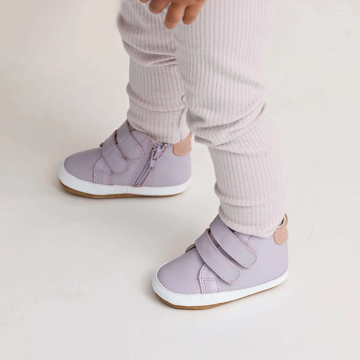 Baby Hi-Top - Lilac 0-6MTHS