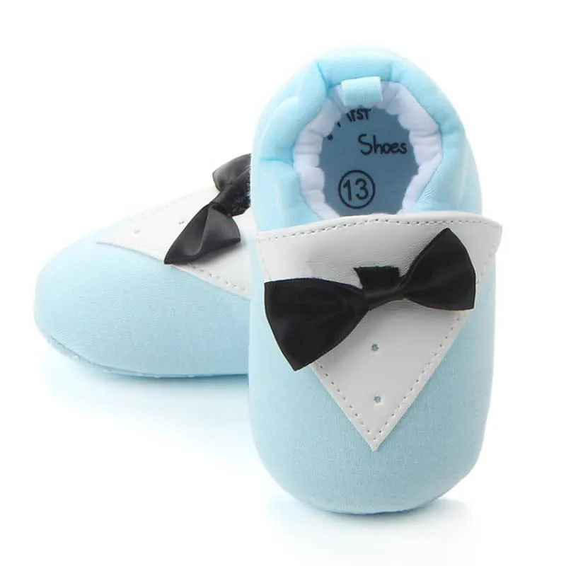 Baby Tuxedo Christening Soft Soled Shoes