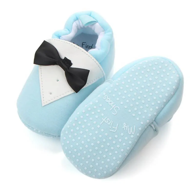 Baby Tuxedo Christening Soft Soled Shoes