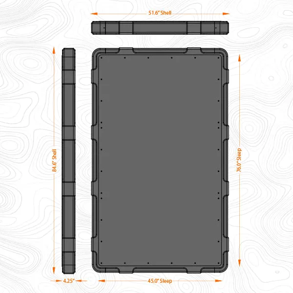 Badass Tents RECON™ Pop-Up Rooftop Tent