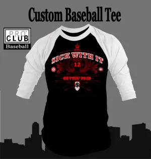 Baseball Graphic T Shirt To Match Retro Air Jordan 12 Flu Game Shoe