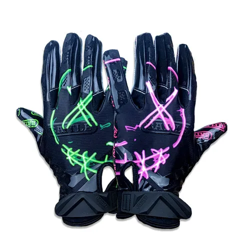 Battle Adult Nightmare 2.0 Cloaked Football Gloves