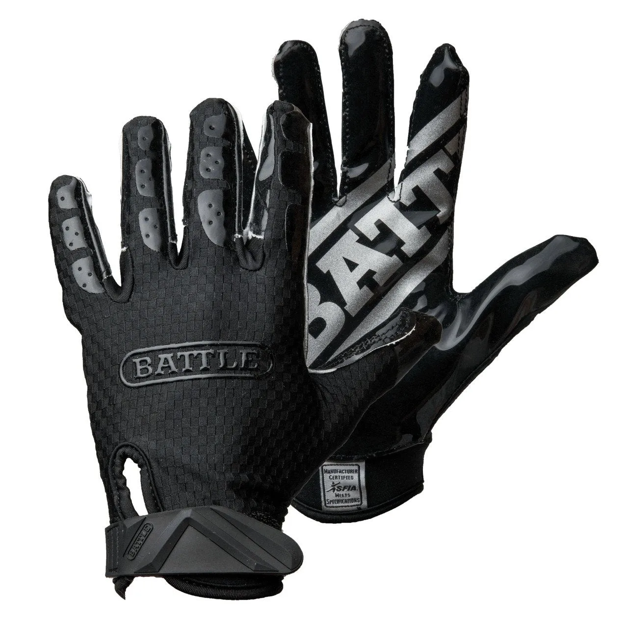 Battle Adult Triple Threat Football Gloves