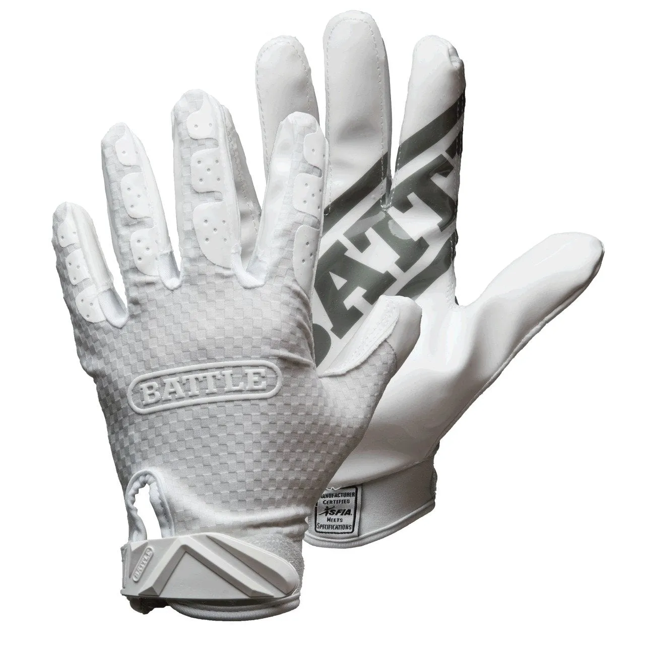 Battle Adult Triple Threat Football Gloves