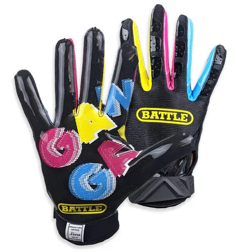 Battle Senior Double Threat Gang Gang Receiver Football Gloves