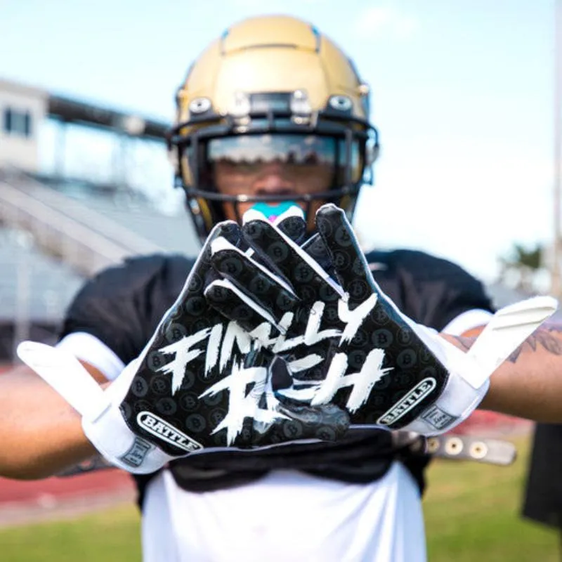 Battle Senior Finally Rich 2.0 Receiver Football Gloves