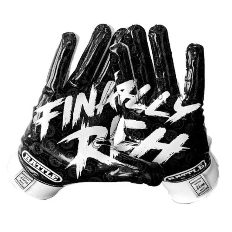 Battle Senior Finally Rich 2.0 Receiver Football Gloves