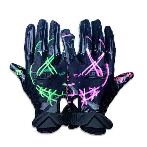 Battle Senior Nightmare 2.0 Cloaked Receiver Football Gloves