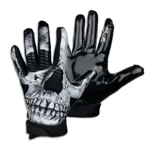 Battle Skullface Adult Football Receiver Gloves