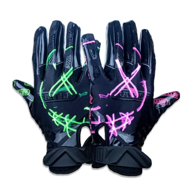 Battle Youth Nightmare 2.0 Cloaked Football Gloves