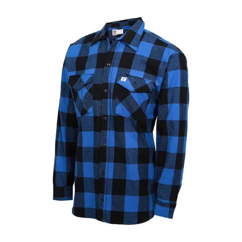 Big Bill Button Flannel Shirt (Tall Sizes)