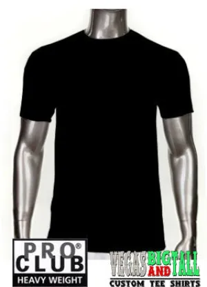 Black Pro Club Short Sleeve Heavyweight Premium T Shirt