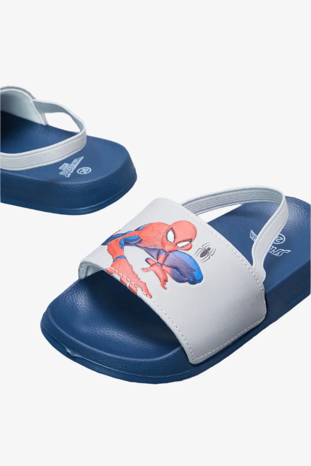 Boys Navy Spiderman Character Slide