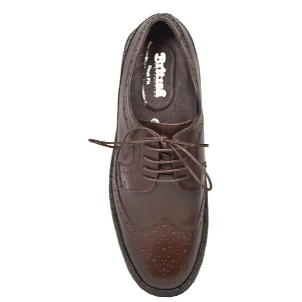 British Walkers Playboy Original Wingtips Men's Leather Low Top Oxfords