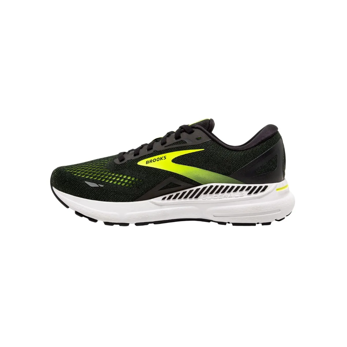 Brooks Adrenaline GTS 23 Black Yellow Shoes