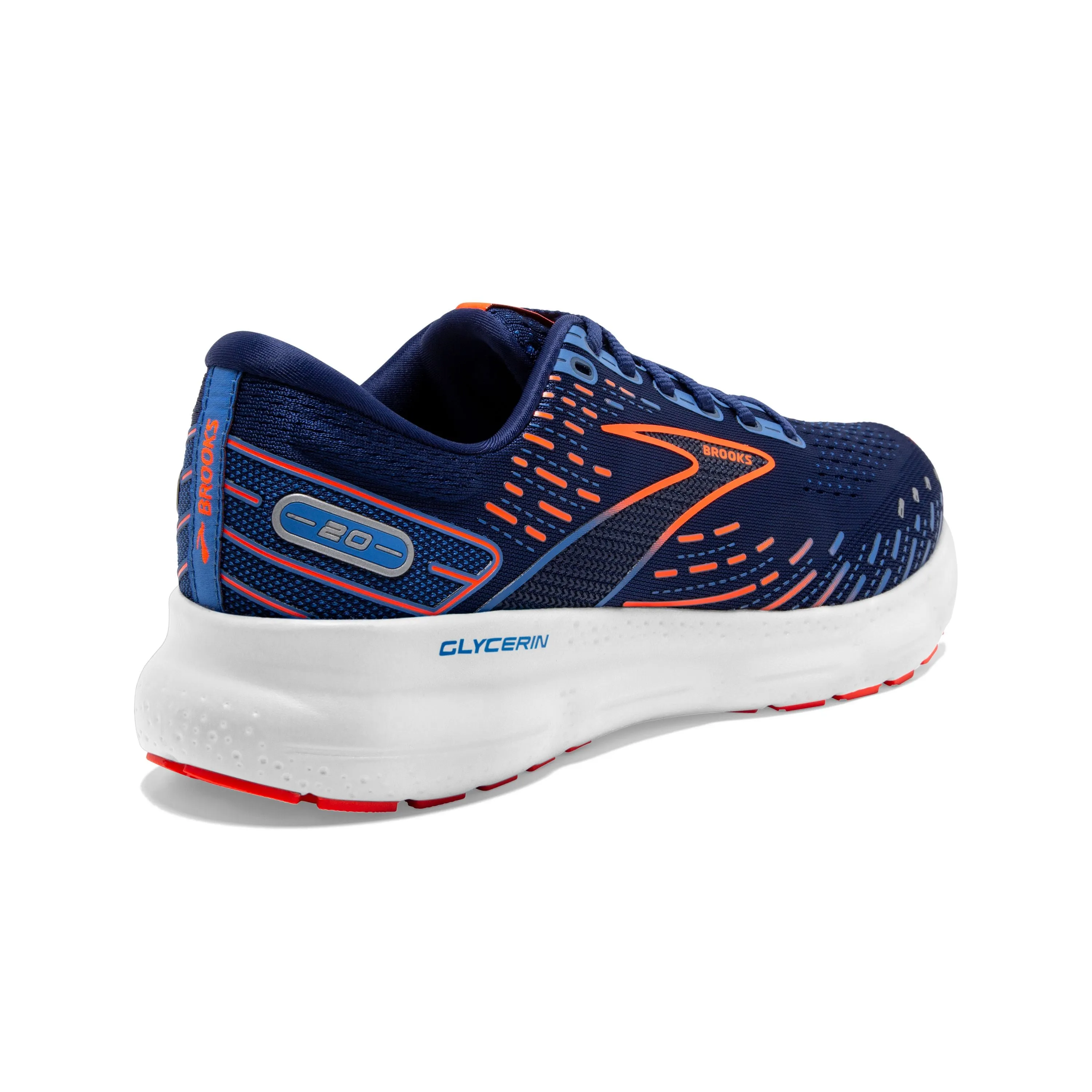 Brooks Mens Trainer Glycerin 20 Blue/Orange