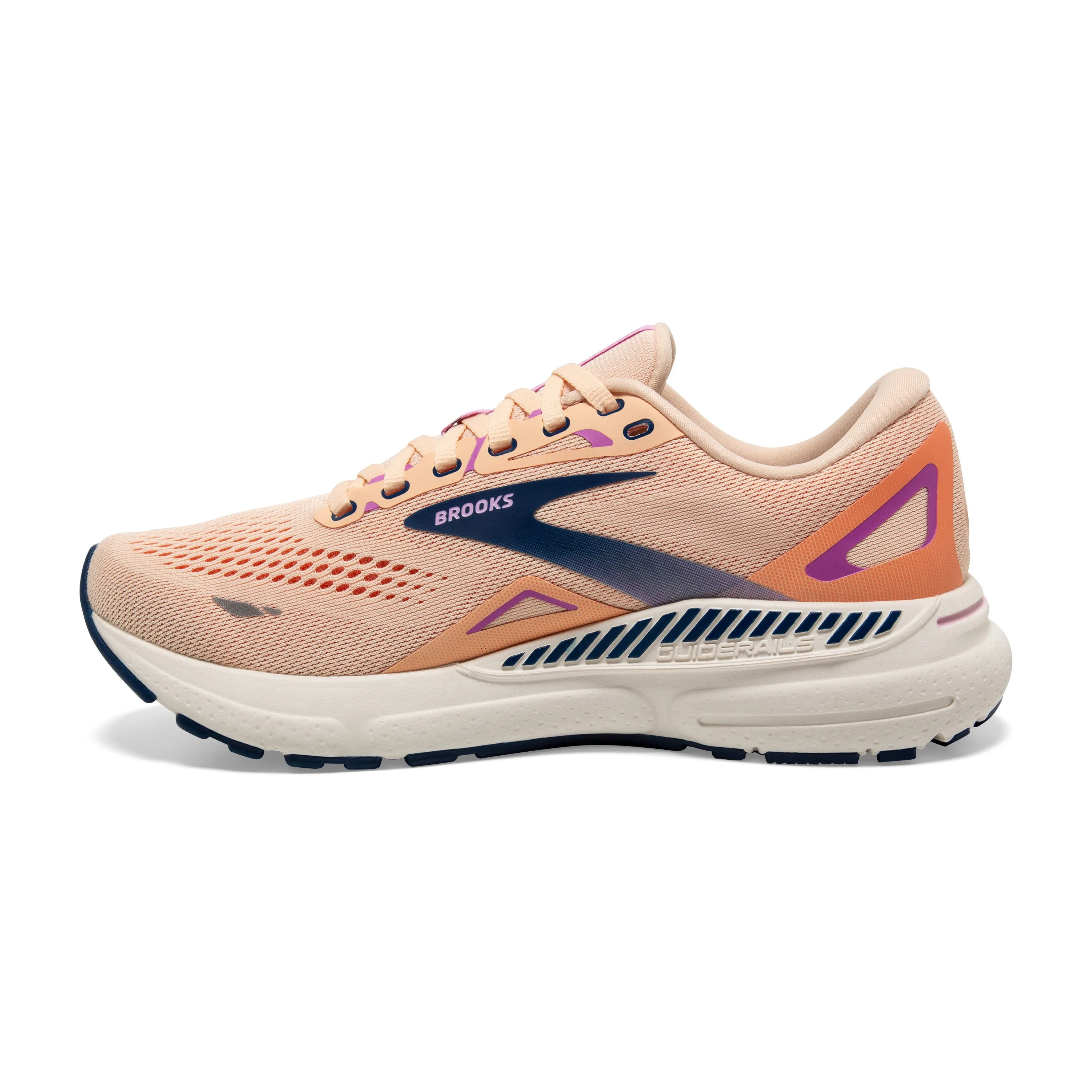 Brooks Womens Trainer Adrenaline GTS 23 Apricot/Estate Blue/Orchid