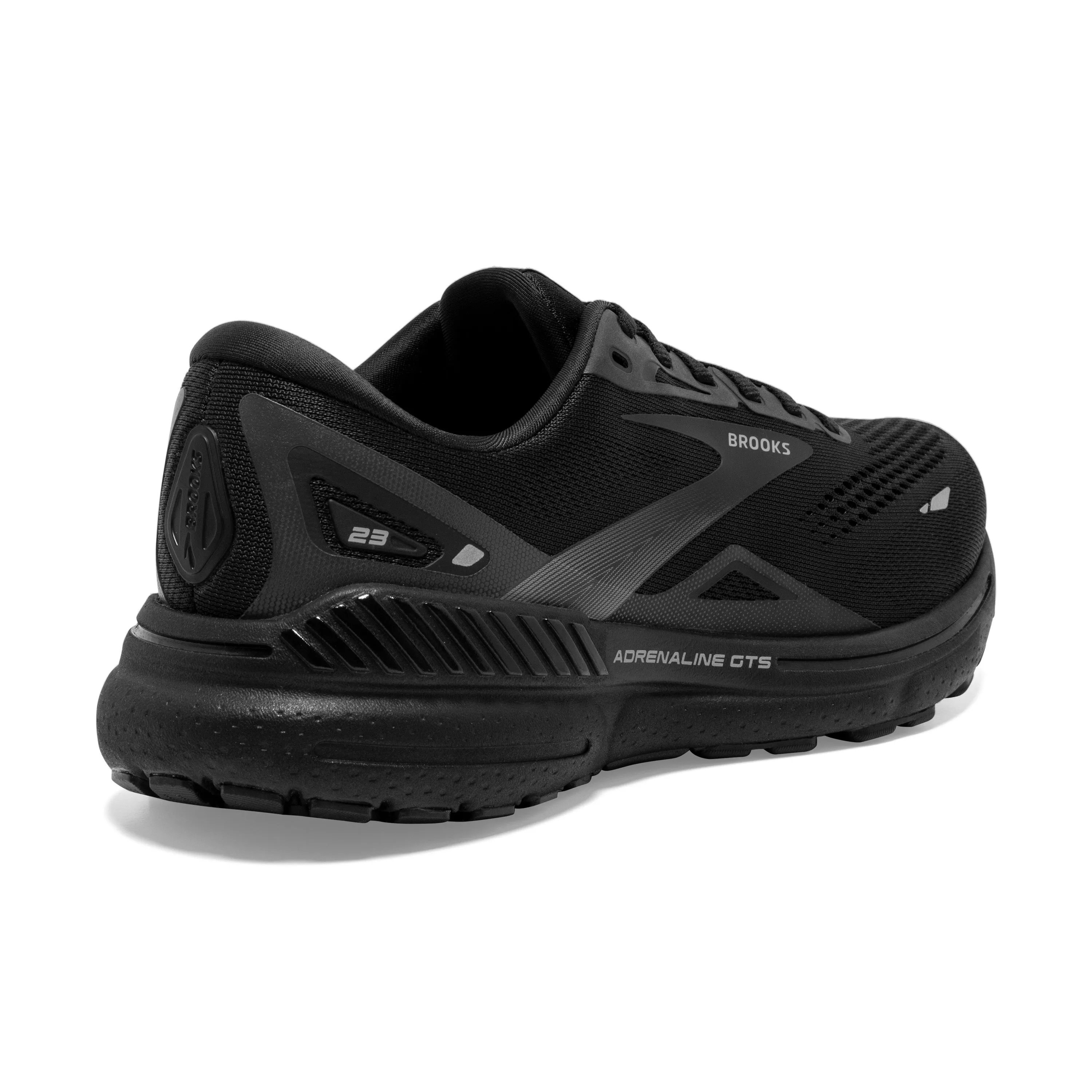 Brooks Womens Trainer Adrenaline GTS 23 Wide Fit Black/Black/Ebony