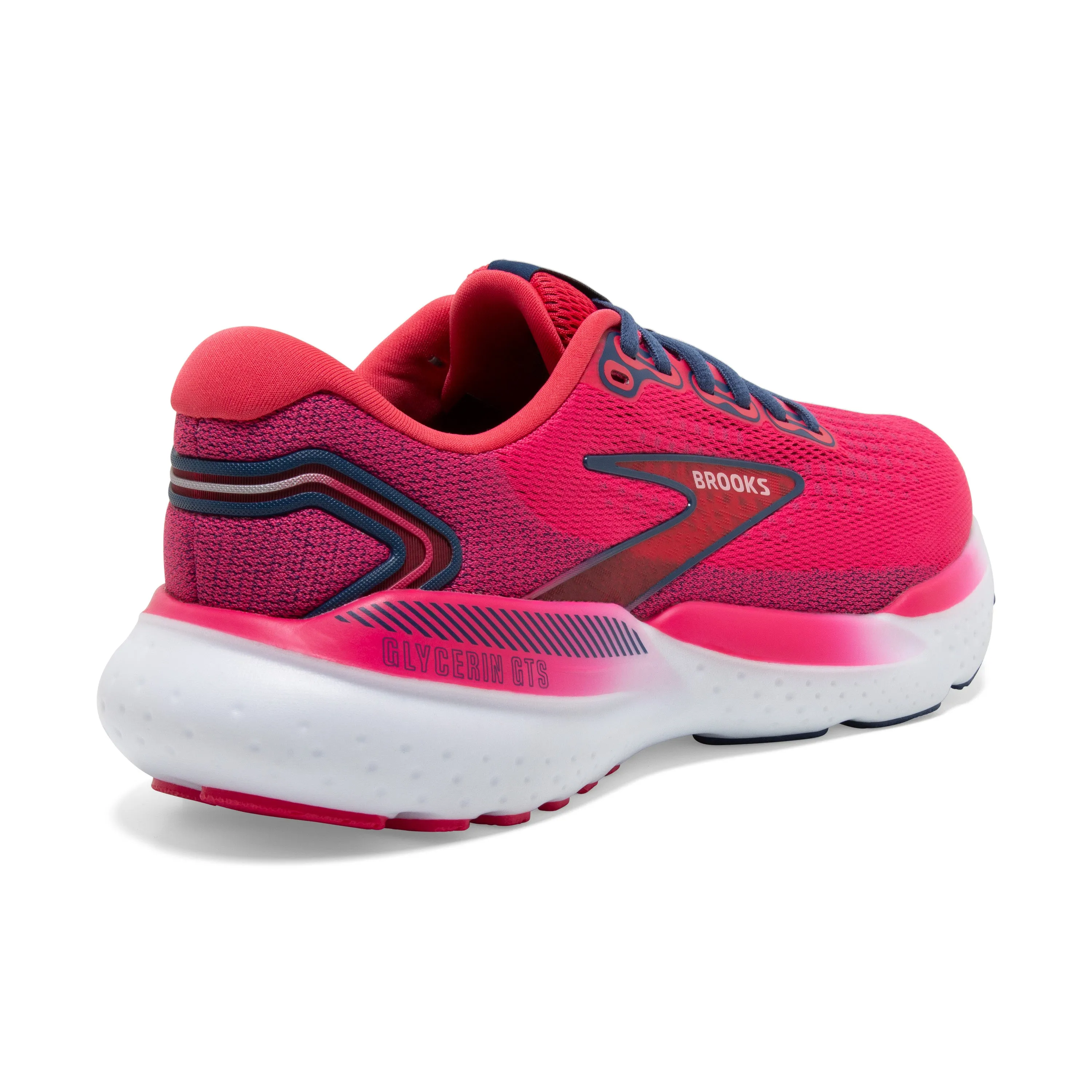 Brooks Womens Trainer Glycerin GTS 21 Raspberry/Estate Blue