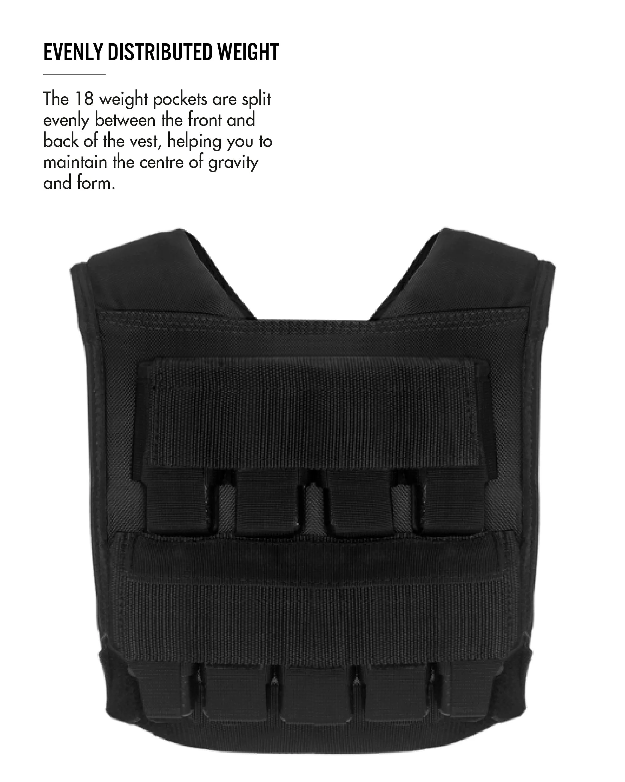 Bulldog Gear - 20kg Adjustable Weight Vest