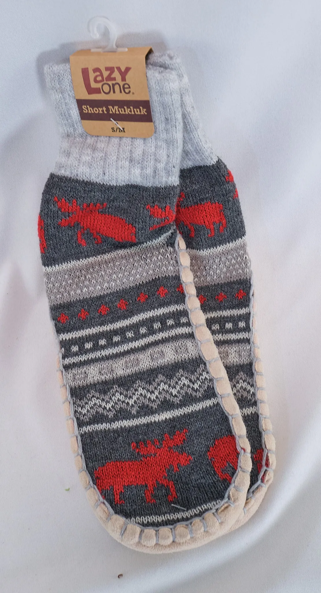 Cabin Moose Short Mukluk Slipper sm/md