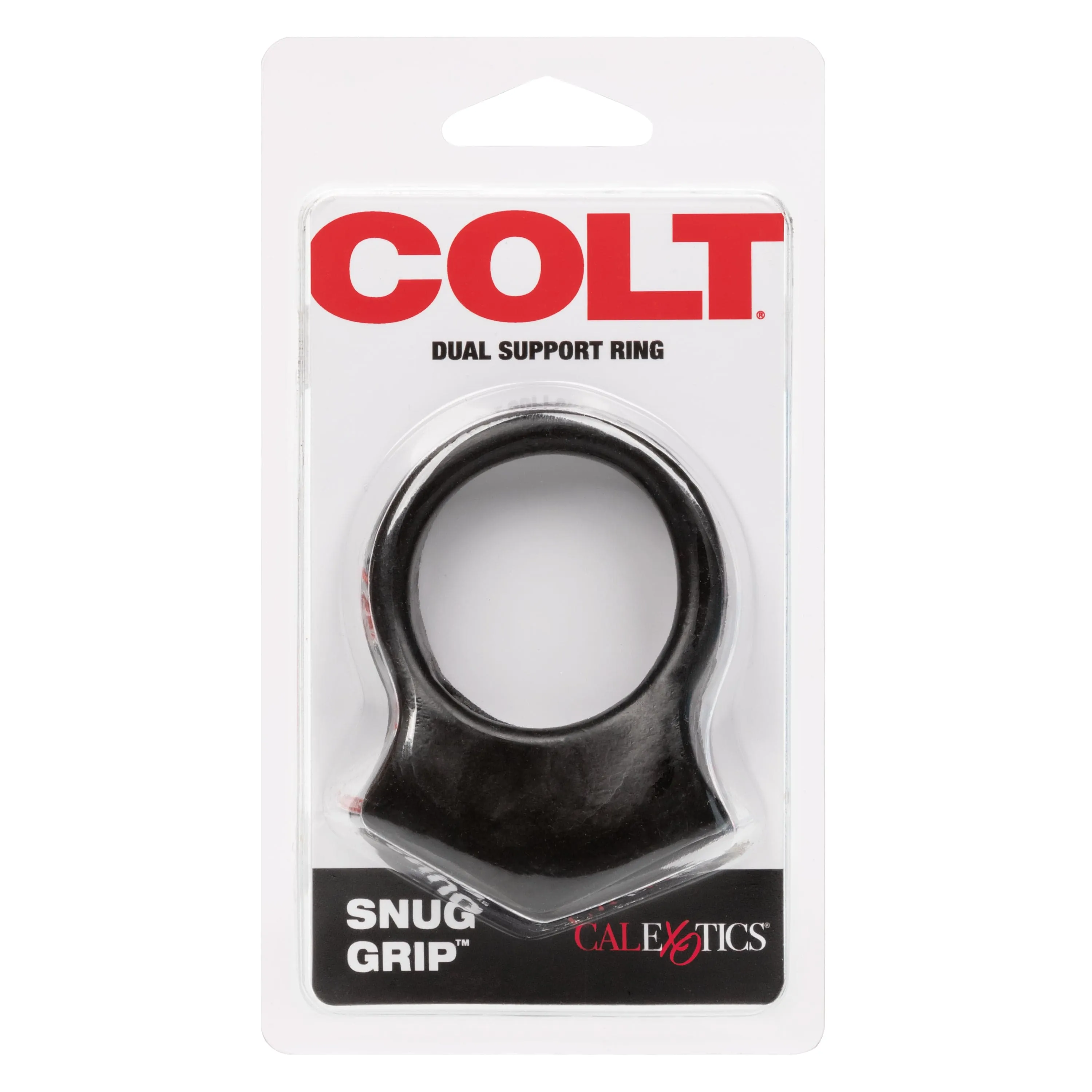 California Exotics - COLT Snug Grip Dual Support Cock Ring (Black)