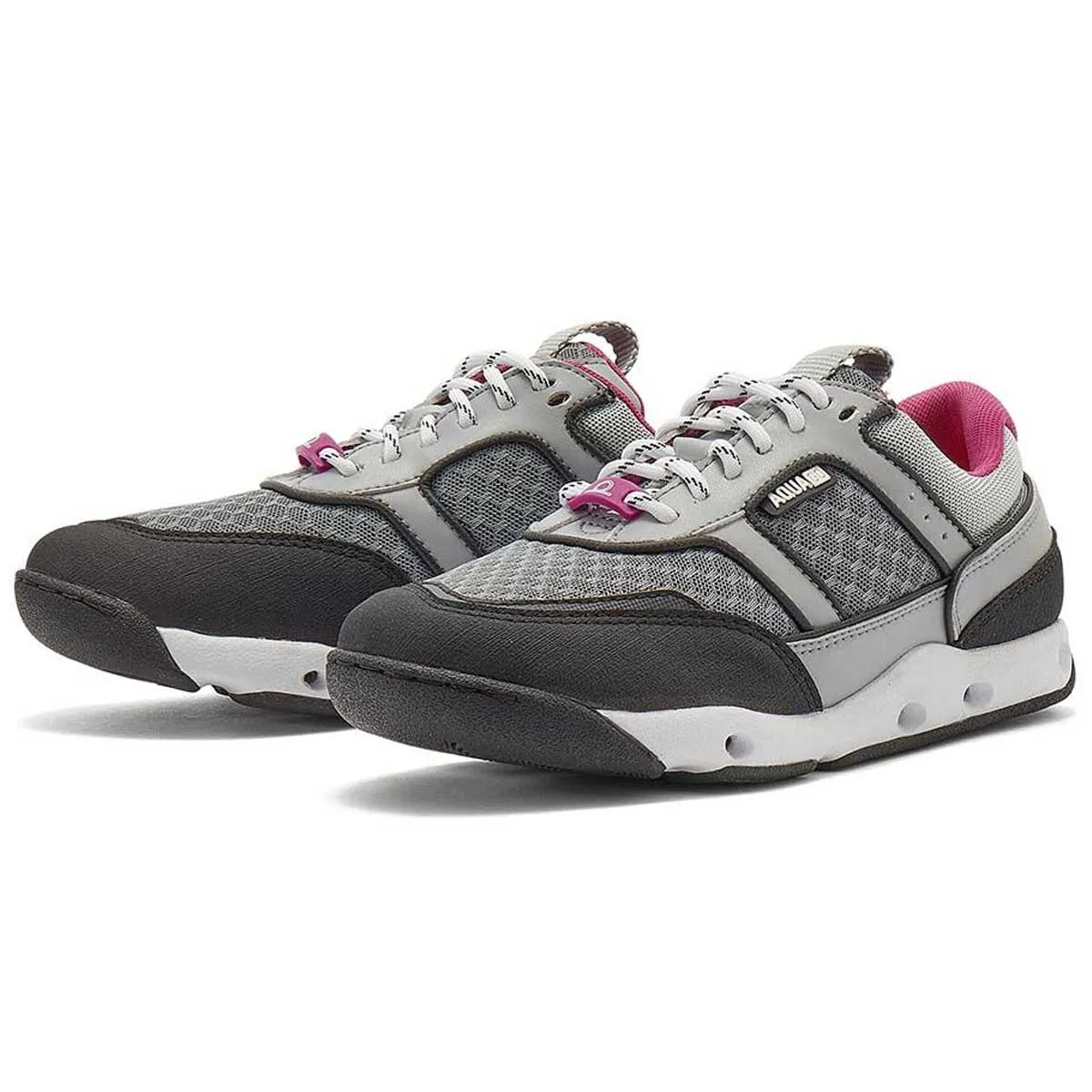 CHATHAM Muna G2 Aqua-Go Sailing Trainers - Women's - Grey / Pink